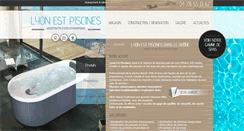Desktop Screenshot of lyon-est-piscines.com